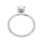 1.51 Carat Radiant Diamond Ring | Brilliant White | 18K White Gold | Elegant Sparkle - Image 4
