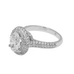 2.58 Carat Oval Diamond Ring | Brilliant White | 18K White Gold | Quiet Power - Image 2