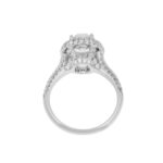2.58 Carat Oval Diamond Ring | Brilliant White | 18K White Gold | Quiet Power - Image 3