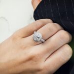 2.58 Carat Oval Diamond Ring | Brilliant White | 18K White Gold | Quiet Power - Image 5