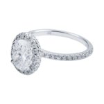 2.27 Carat Oval Diamond Ring | Brilliant White | 18K White Gold | A Classic Statement - Image 3