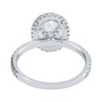 2.27 Carat Oval Diamond Ring | Brilliant White | 18K White Gold | A Classic Statement - Image 4