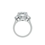10 Carat Cushion Diamond Ring | Brilliant White | 18K White Gold | Grand Palais Radiance - Image 3