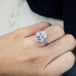 10 Carat Cushion Diamond Ring | Brilliant White | 18K White Gold | Grand Palais Radiance - Image 5