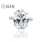16.23 Carat Oval Diamond Ring | Brilliant White | 18K White Gold | High Jewellery Supremacy - Image 5