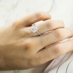 3.55 Carat Cushion Diamond Ring | Brilliant White | 18K White Gold | Quiet Power - Image 5