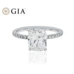 3.55 Carat Cushion Diamond Ring | Brilliant White | 18K White Gold | Quiet Power - Image 6
