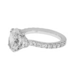 4.18 Carat Oval Diamond Ring | Brilliant White | 18K White Gold | Effortless Elegance - Image 2