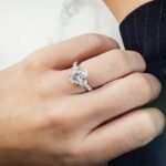 4.18 Carat Oval Diamond Ring | Brilliant White | 18K White Gold | Effortless Elegance - Image 5