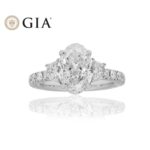 4.18 Carat Oval Diamond Ring | Brilliant White | 18K White Gold | Effortless Elegance - Image 7