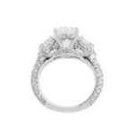 3.4 Carat Oval Diamond Ring | Brilliant White | 18K White Gold | Everyday Royalty - Image 3