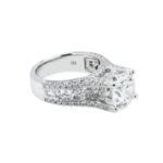 5.91 Carat Round Brilliant Diamond Ring | Brilliant White | 18K White Gold