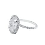 4.01 Carat Oval Diamond Ring | Brilliant White | 18K White Gold | Everyday Royalty - Image 2