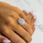 4.01 Carat Oval Diamond Ring | Brilliant White | 18K White Gold | Everyday Royalty - Image 5