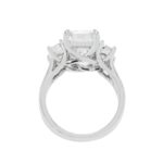 5.1 Carat Emerald Diamond Ring | 18K White Gold | Refined Grandeur - Image 3
