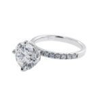 4.64 Carat Round Brilliant Diamond Ring | Brilliant White | 18K White Gold - Image 2