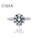 4.64 Carat Round Brilliant Diamond Ring | Brilliant White | 18K White Gold - Image 7