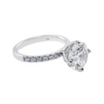 4.64 Carat Round Brilliant Diamond Ring | Brilliant White | 18K White Gold