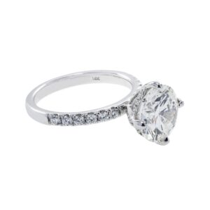 4.64 Carat Round Brilliant Diamond Ring | Brilliant White | 18K White Gold