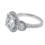 6.17 Carat Round Brilliant Diamond Ring | Brilliant White | 18K White Gold - Image 2
