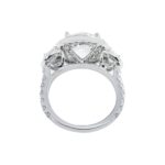 6.17 Carat Round Brilliant Diamond Ring | Brilliant White | 18K White Gold - Image 3
