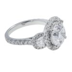 6.17 Carat Round Brilliant Diamond Ring | Brilliant White | 18K White Gold