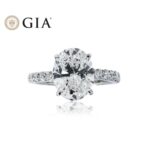 5.15 Carat Oval Diamond Ring | Brilliant White | 18K White Gold | Heirloom-Worthy Glow - Image 7