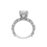 5 Carat Oval Diamond Ring | Brilliant White | 18K White Gold | Timeless Brilliance - Image 3