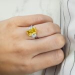 5.03 Carat Radiant Statement | Fancy Yellow | 18K White Gold | Colour-Collector’s Treasure - Image 5