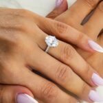 5.77 Carat Oval Diamond Ring | Brilliant White | 18K White Gold | Radiant Elegance - Image 4