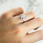 5.42 Carat Asscher Diamond Ring | Brilliant White | 18K White Gold - Image 3