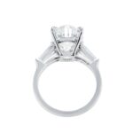 6 Carat Oval Diamond Ring | Brilliant White | 18K White Gold | Signature Sophistication - Image 3