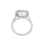 6.89 Carat Radiant Diamond Ring | Brilliant White | 18K White Gold - Image 3