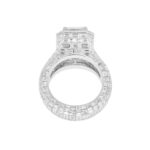 17.88 Carat Emerald Diamond Ring | 18K White Gold | Unparalleled Brilliance - Image 3