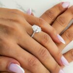 5.42 Carat Oval Diamond Ring | Brilliant White | 18K White Gold | Signature Sophistication - Image 4