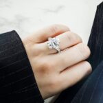 7.44 Carat Oval Diamond Ring | Brilliant White | 18K White Gold | Heirloom-Worthy Glow - Image 5