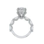9.61 Carat Oval Diamond Ring | Brilliant White | 18K White Gold | Timeless Brilliance - Image 3