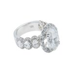 10.18 Carat Oval Diamond Ring | Brilliant White | 18K White Gold | High Jewellery Supremacy
