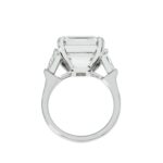 11.86 Carat Asscher Diamond Ring | Brilliant White | 18K White Gold | Iconic Presence - Image 3