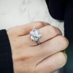 11.86 Carat Asscher Diamond Ring | Brilliant White | 18K White Gold | Iconic Presence - Image 4