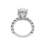 7.78 Carat Oval Diamond Ring | Brilliant White | 18K White Gold | Heirloom-Worthy Glow - Image 3