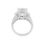6.47 Carat Radiant Diamond Ring | Brilliant White | 18K White Gold | Heirloom-Worthy Glow - Image 4