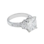 6.47 Carat Radiant Diamond Ring | Brilliant White | 18K White Gold | Heirloom-Worthy Glow