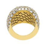 15.72 Carat Round Brilliant Statement | Brilliant White | 18K Yellow Gold - Image 4
