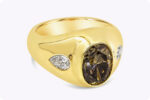3.01 Carat Oval Statement | Champagne | 14K Yellow Gold | Quiet Power | Signature - Image 2