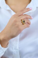 3.01 Carat Oval Statement | Champagne | 14K Yellow Gold | Quiet Power | Signature - Image 3