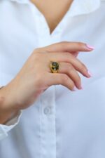 3.01 Carat Oval Statement | Champagne | 14K Yellow Gold | Quiet Power | Signature - Image 4