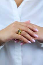 3.01 Carat Oval Statement | Champagne | 14K Yellow Gold | Quiet Power | Signature - Image 5