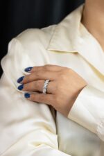 4.07 Carat Round Brilliant Band | Brilliant White | 18K Gold | Effortless Elegance - Image 2