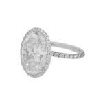 10.11 Carat Oval Diamond Ring | Brilliant White | FL/IF | 18K Gold | Flawless-Level Presence - Image 4